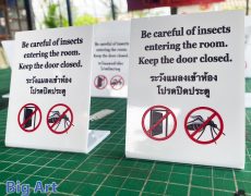 mini sign acrylic in chiangmai